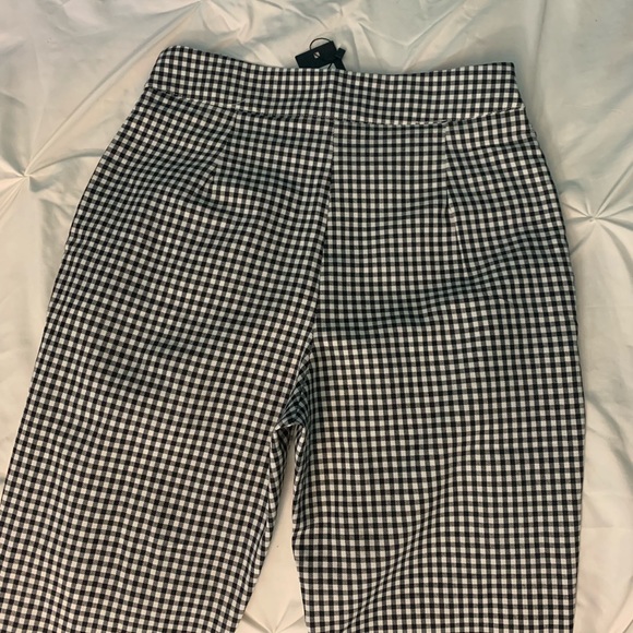 Gingham High Waisted Pants - Picture 5 of 6
